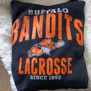 Buffalo Bandits Lacrosse Hoodie Small Adult